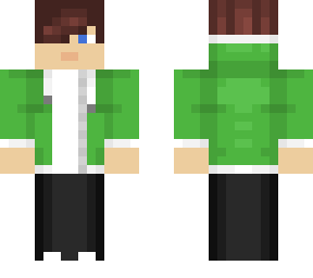 green jacket boy