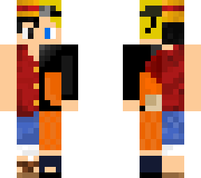luffy and naruto combined. (by frogyyyyyyyy)