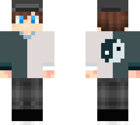 me in a yin and yang outfit.