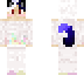 nekoboy ethreal pastel cloak- electric blue hair