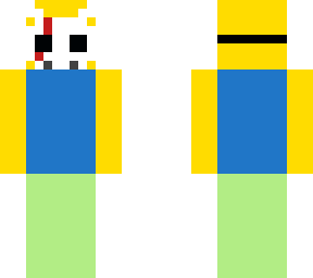 noob in a skull mask
