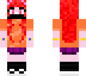 orange red hair girl