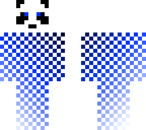 panda fade blue suit