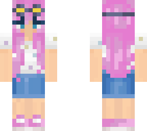 pastel miner girl
