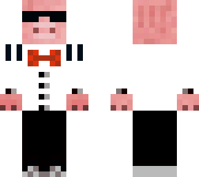 pig with glasses