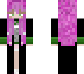 pink haired slytherin girl/boy
