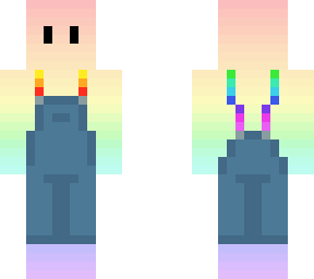 rainbow dungarees