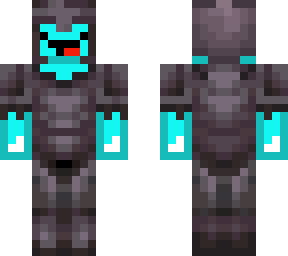 skeppy in netherite armour