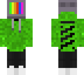 telivision with creeper hoodie