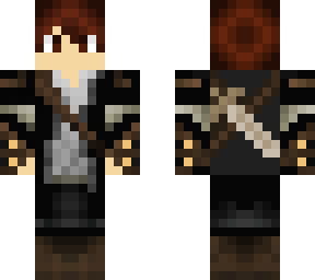 the warrior of shadows (brown hair)