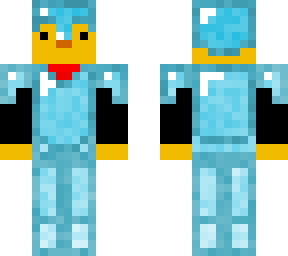 tuxedo duck w/ diamond armor