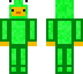 tuxedo duck w/ frog