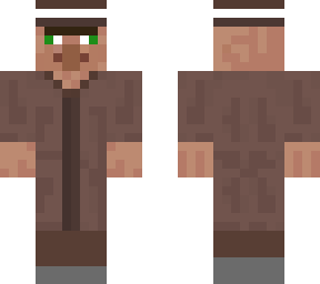 villager with a hat