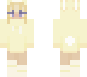 white bunny girl