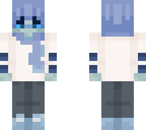 winter enderman (recolour of original by @kizzez)