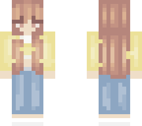 yellow tie sweater