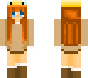 {_light academia duck hat girl_}