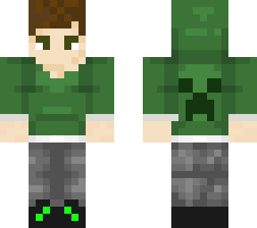a cool guy with a green hoddie