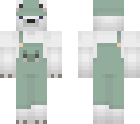 bierre in frog overalls