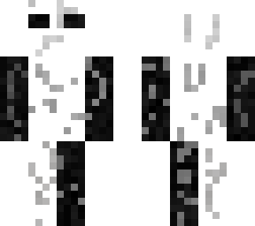 black and white