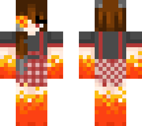 blazeborn girl w/ brown hair