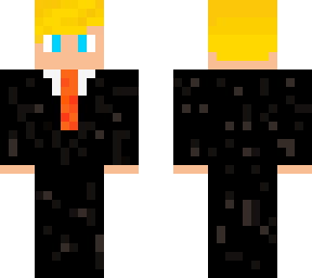 blonde boy with suit