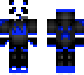 blue gaming panda