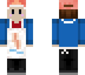 bluemaniac hotdog vender outfit