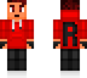 boy - red hoodie - r