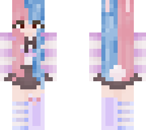 bunny girl split hair