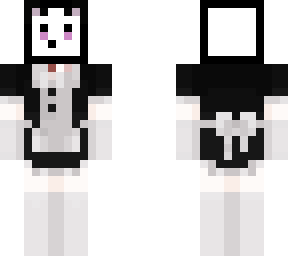 cube in maid outfit