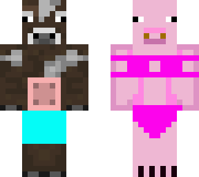 domb pig and cow