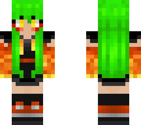 fire hands girl
