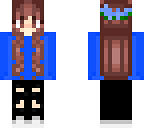 flower crown girl skin (check desc)