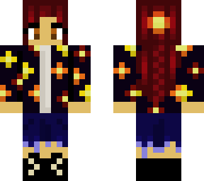 flower fall girl