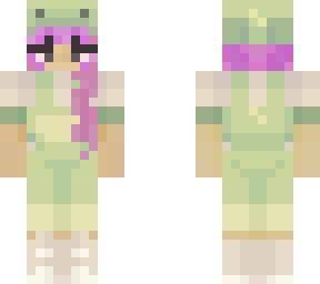 froggy girl (pink hair)