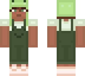 froggy hat and overalls