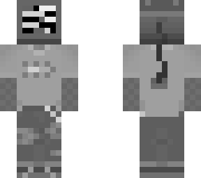 glitched tv head black and white