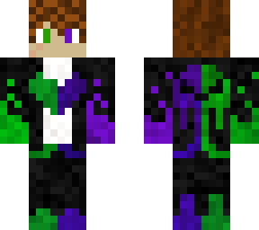 green and purple power-hoodie