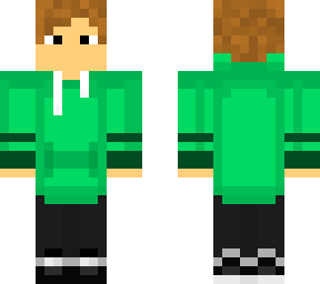 green hoodie