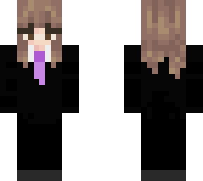hazel in a suit