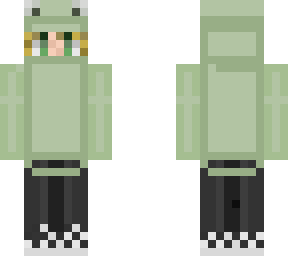 me with frog hoodie