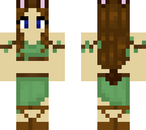 nature rabbit girl