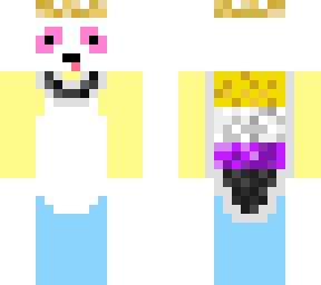 pan/nonbinary panda (ruler)