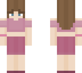 pink casual girl
