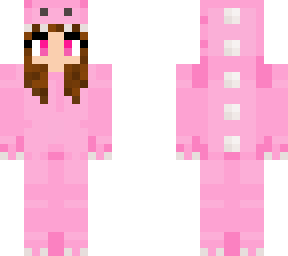 pink dino onsie
