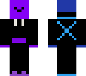 purple and bloo boi