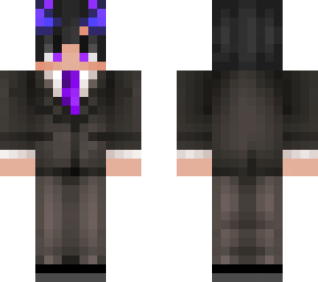 purple boy with tie