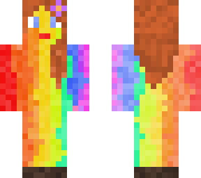 rainbow bacon girl