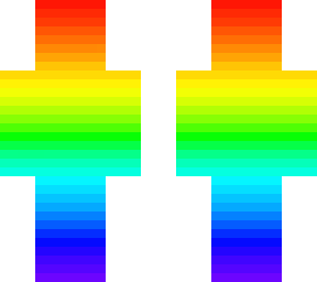 rainbow graident skin